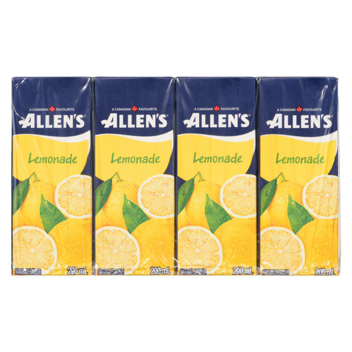 Limonade Allen’s, 8 boîtes x 200 ml