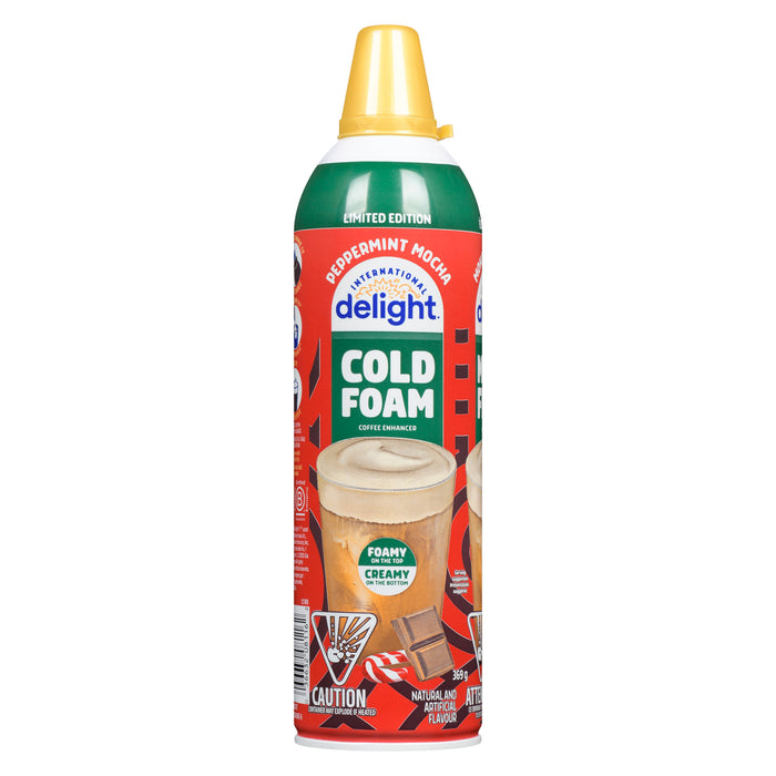 International Delight Coffee Enhancer Peppermint Mocha Cold Foam Limited Edition, 369 g