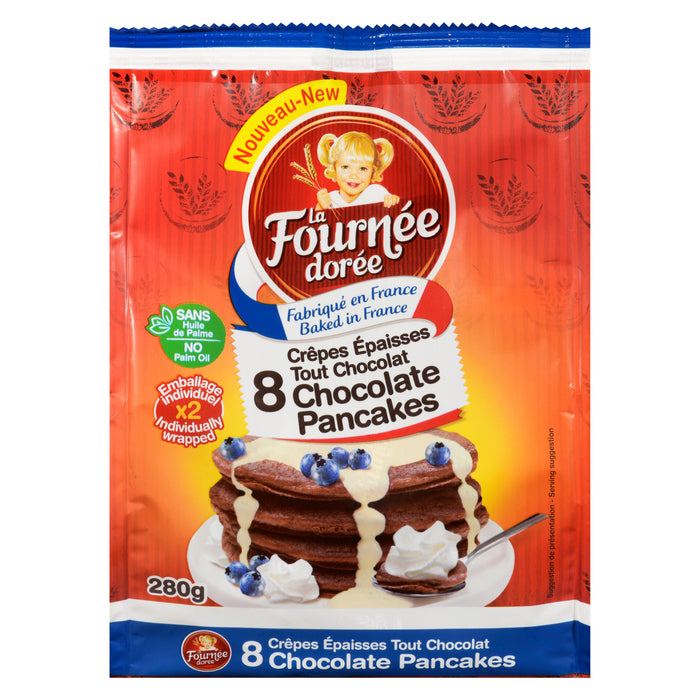 La Fournée Dorée Chocolate Pancakes, 280 g