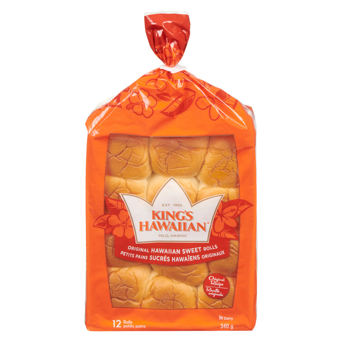 King's Hawaiian Original Hawaiian Sweet Rolls, 12-Pack, 340 g
