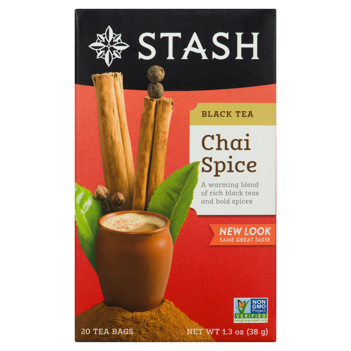 Stash Black Tea Chai Spice, 20-Pack