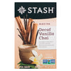 Stash Black Tea Decaf Vanilla Chai, 18-Tea Bags