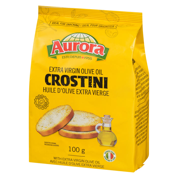 Crostini huile d'olive extra vierge Aurora, 100 g