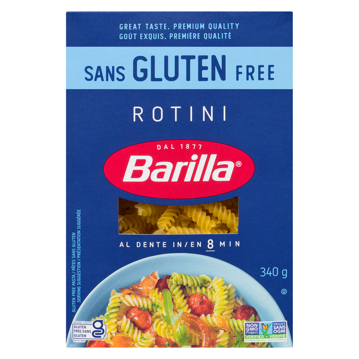 Barilla Pâtes Sans Gluten Rotini, 340 g