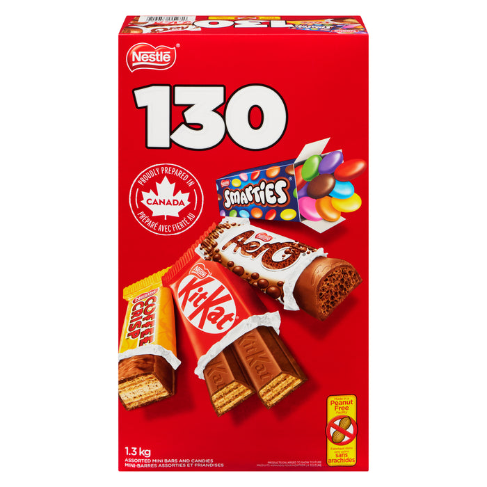 Minis chocolats assortis préférés des Fêtes Nestlé, emb. de 130