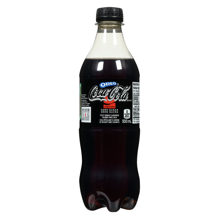 Coca-Cola Zéro Sucre Oreo Cola Pétillant à Saveur de Biscuit, 500-ml