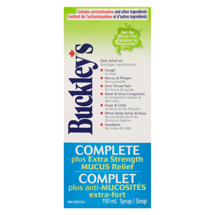Buckley's Complete + Extra Strength Mucus Relief, 150 ml