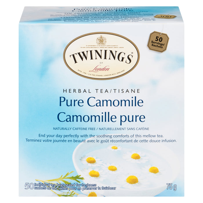Twinings of London Tisane, Camomille Pure, 50-Sachets