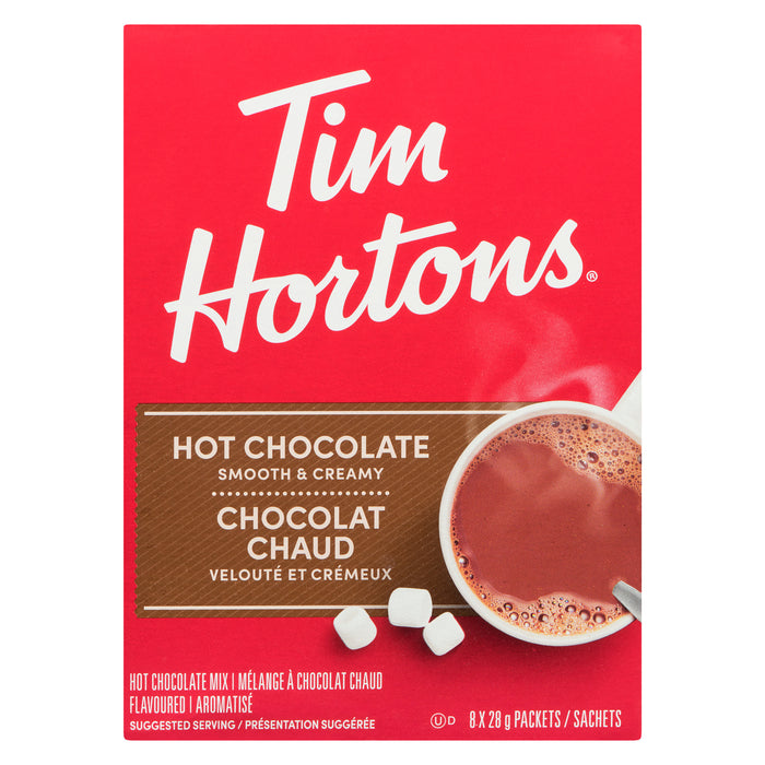 Tim Hortons Hot Chocolate Mix, 8-Pack, 28 g