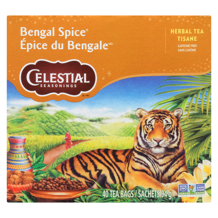 Celestial Seasonings Tisane Épice du Bengale, 40 Sachets, 94 g