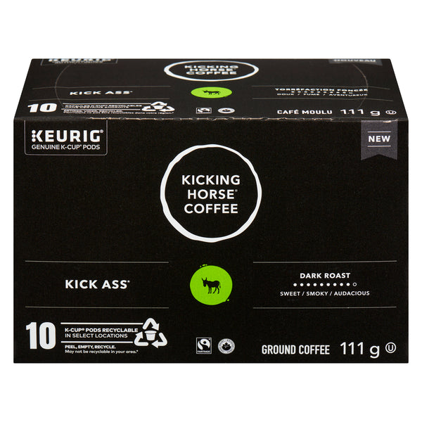 Kicking Horse Coffee Kick Ass Dark Roast K-Cup Pods, 111-g – Giant Tiger