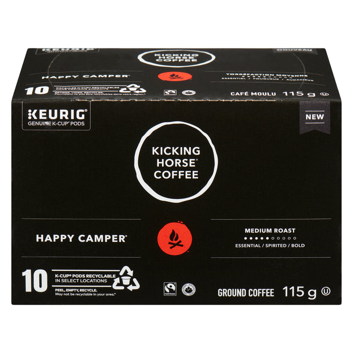 Kicking Horse Coffee Happy Camper Medium Roast K-Cup Pods, 115-g