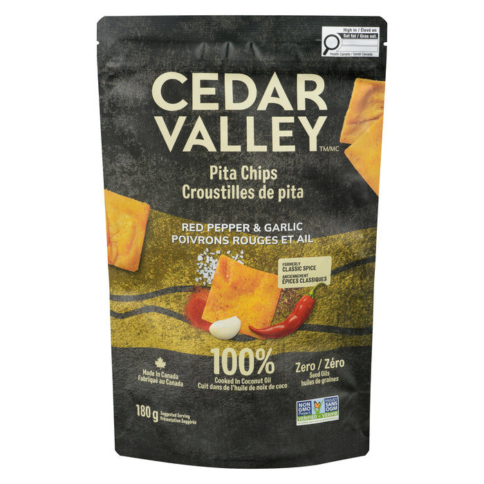Cedar Valley Croustilles de Pita Épices Classiques 180 g