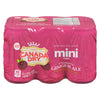 Canada Dry Cranberry Ginger Ale Mini Can, 6-Pack, 222 ml