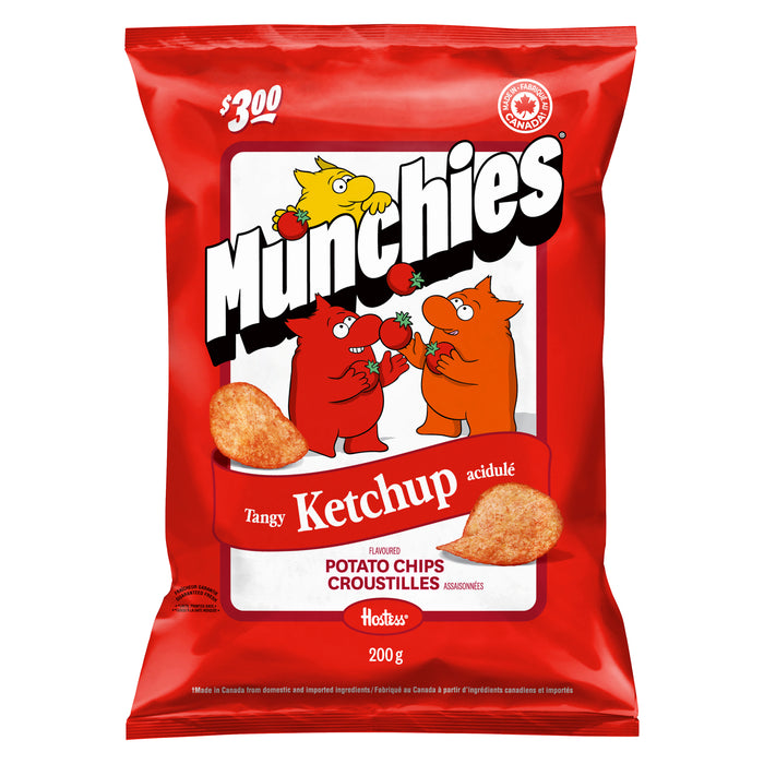 Croustilles Munchies assaisonnées Ketchup acidulé, 200 g