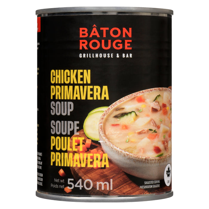 Bâton Rouge Chicken Primavera Soup, 540 ml