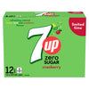 7 Up Zéro Sucre Canneberge, emb. de 12