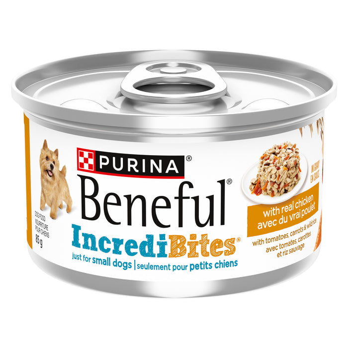 Purina Beneful IncrediBites, Poulet avec sauce, 85 g