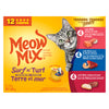 Meow Mix Nourriture pour Chats Tendres en Sauce Favoris Terre et Mer, emb. de 12, 936 g