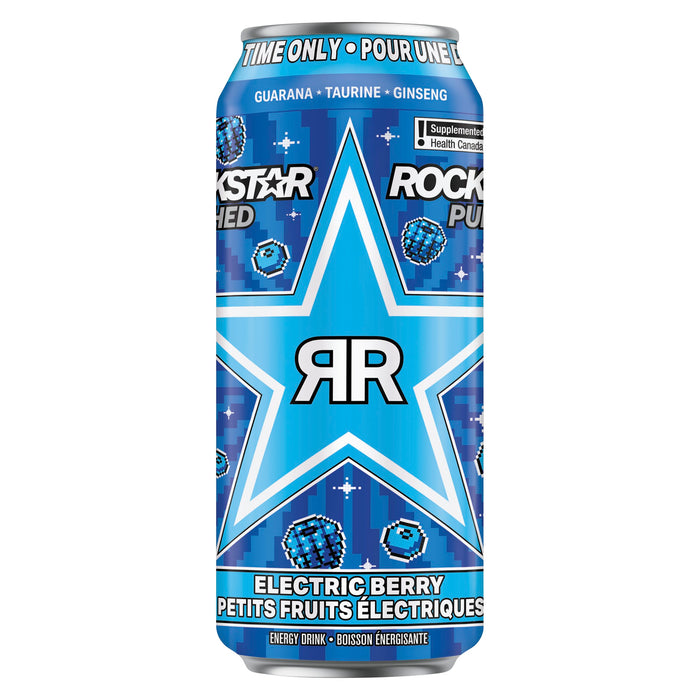 Boisson énergisante Rockstar, petits fruits électriques, 473 ml