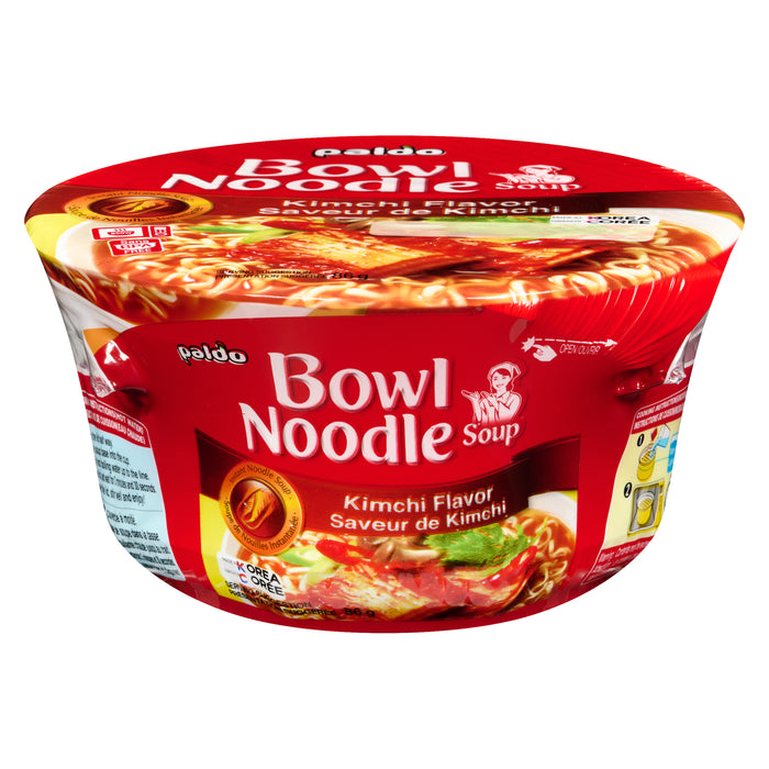 Paldo Soupe de Nouilles Instantanée Saveur de Kimchi, 86 g