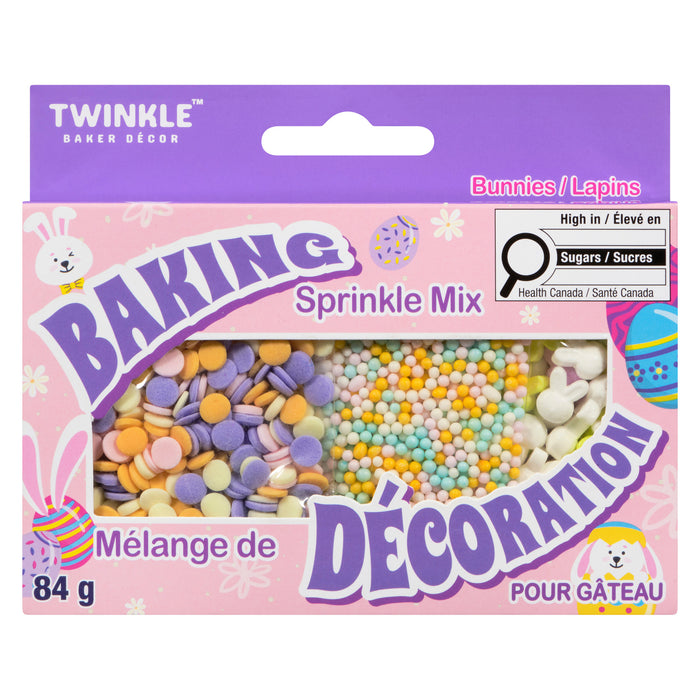 Twinkle Baker Décor Sprinkle Bunny Mix Set, 84 g