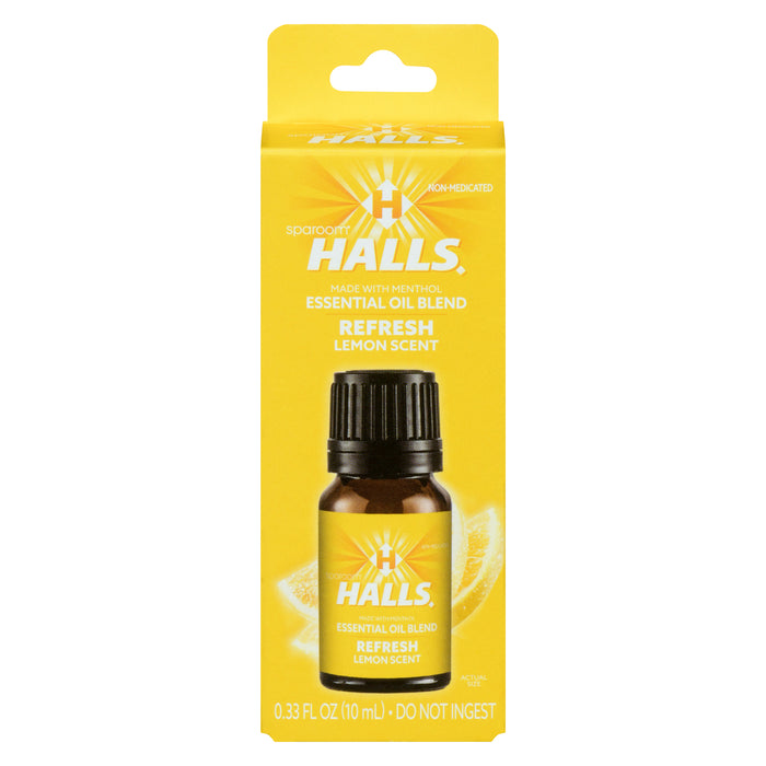 Mélange d'huiles essentielles rafraîchissantes pour les voies respiratoires, parfum citron, 10 ml