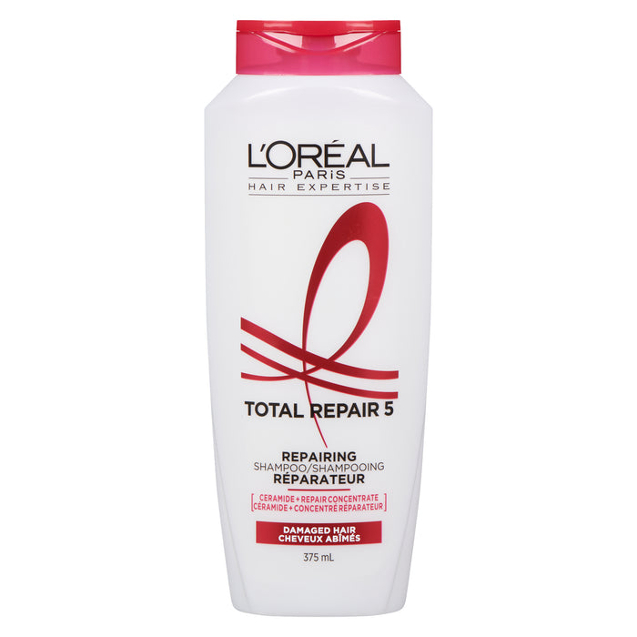 L'Oréal Total Repair 5 Repairing Shampoo, 375 ml