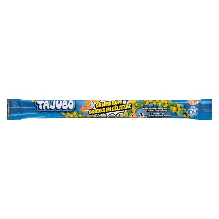 Tajubo Gummy Rope Blue Raspberry Gummy with Fruit Flavour Tangy Candies, 26 g