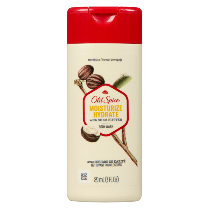 Old Spice Moisturize Hydrate with Shea Butter Body Wash, 89 ml