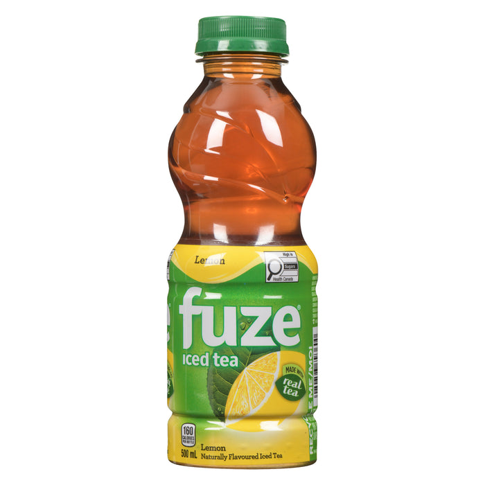 Fuze Naturally Flavoured Iced Tea Lemon, 500 ml