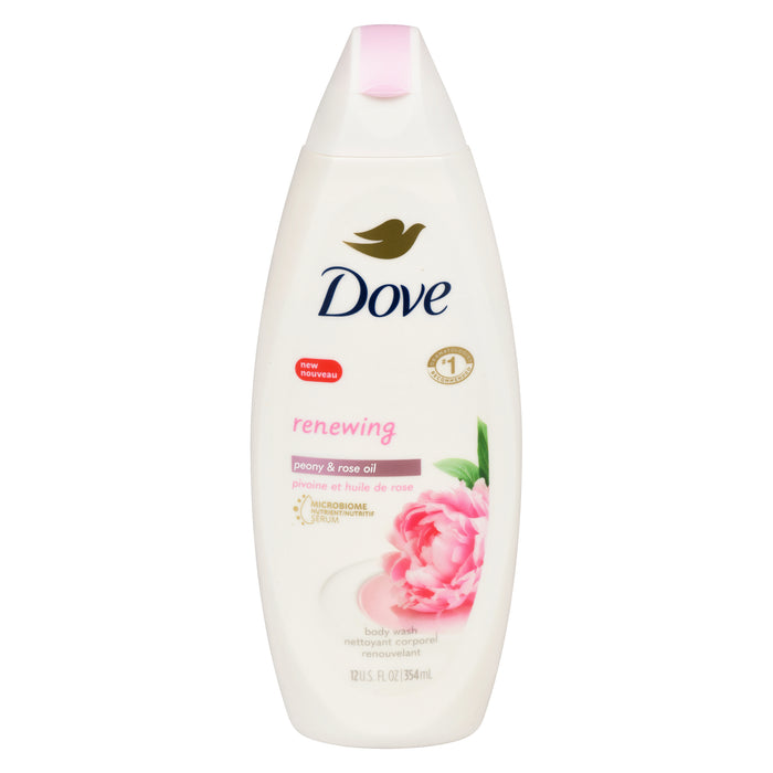 Dove Body Wash Renewing Peony & Rose Oil, 354 ml