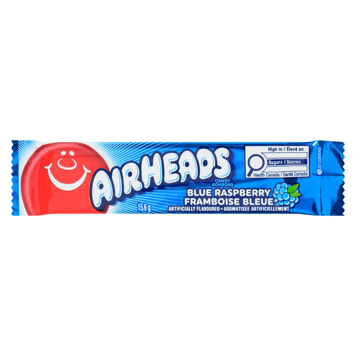 Airheads Bonbons Framboise Bleue, 15.6 g