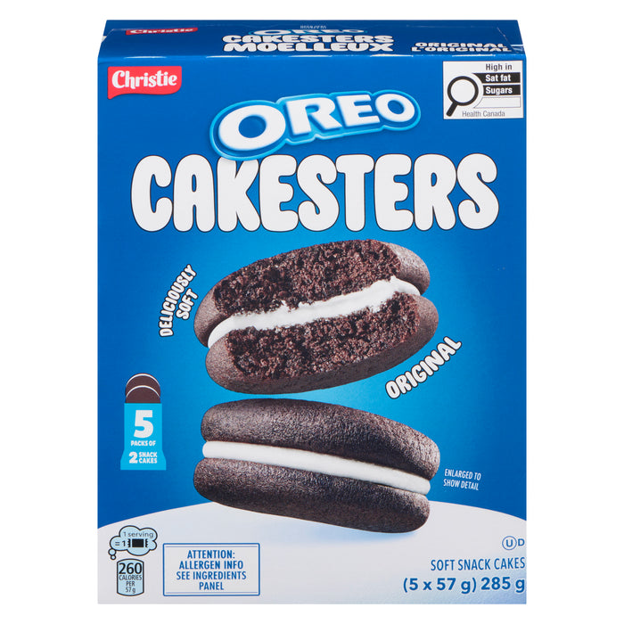 Christie Oreo Cakesters Soft Snack Cakes, 10-Pack, 285 g