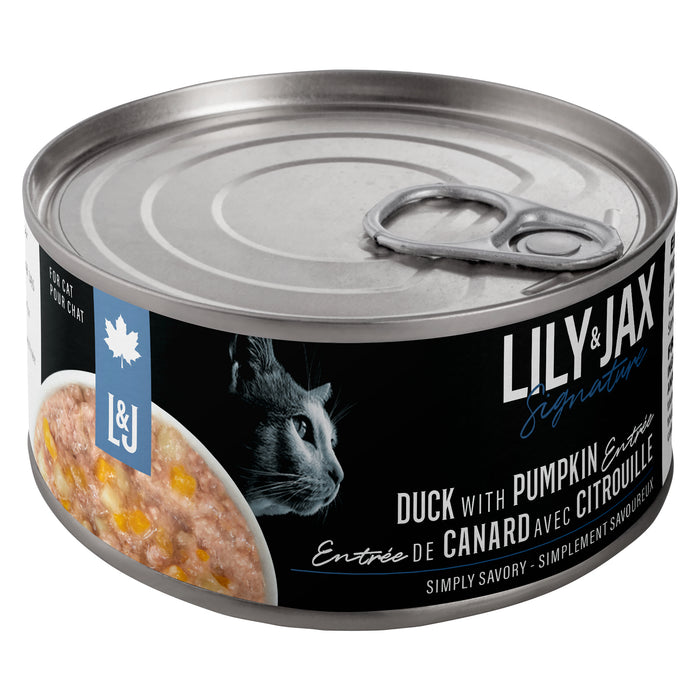 Lily & Jax Signature Canard avec citrouille, 85 g