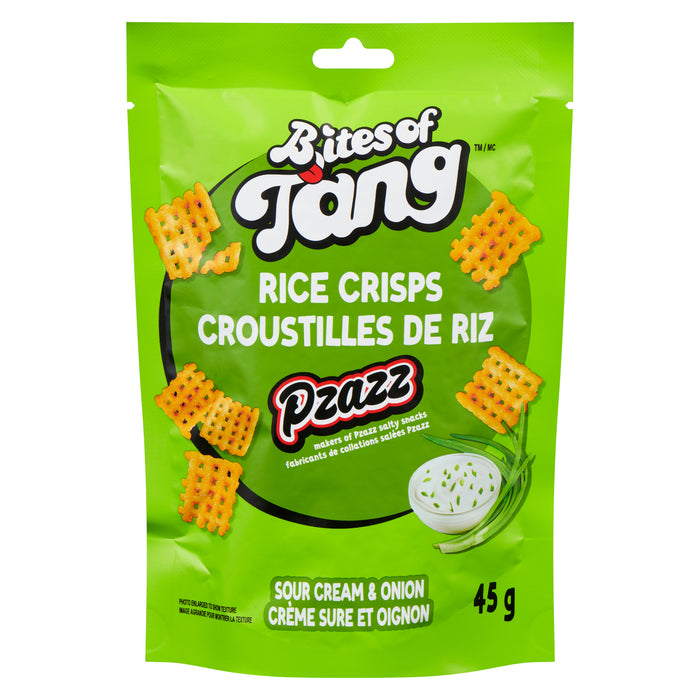Bites of Tang Rice Crisps Sour Cream & Onion, 45-g