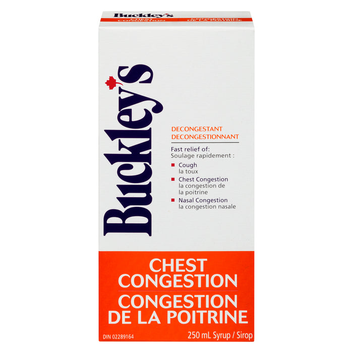Buckley's Decongestant Syrup Chest Congestion, 250 ml