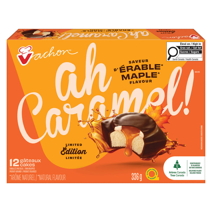 Vachon Ah Caramel Maple Cakes, 12-Pack, 336 g