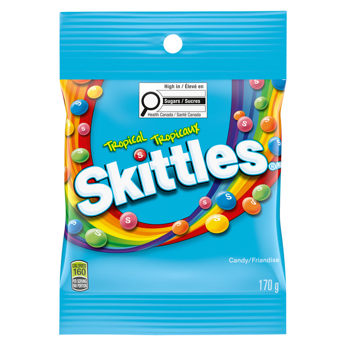 Skittles Friandise Tropicaux, 170 g