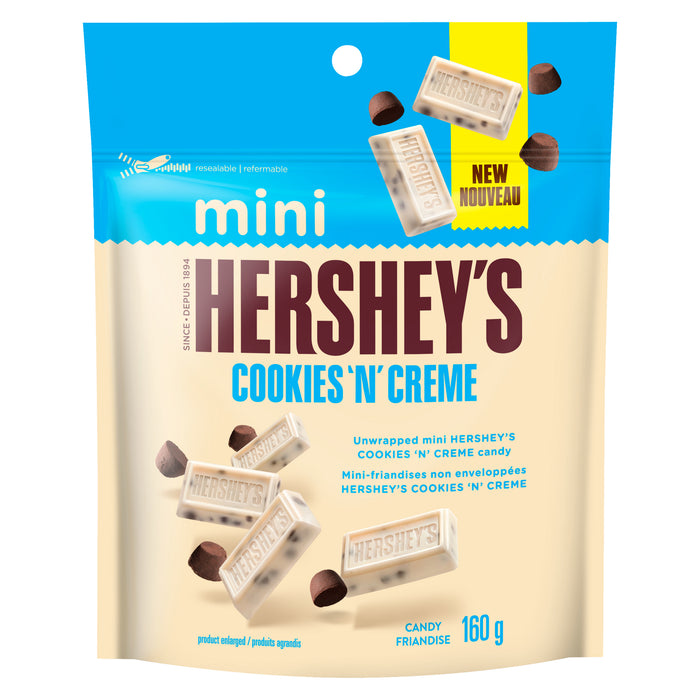 Hershey's Candy Mini Cookies 'n' Crème, 160 g