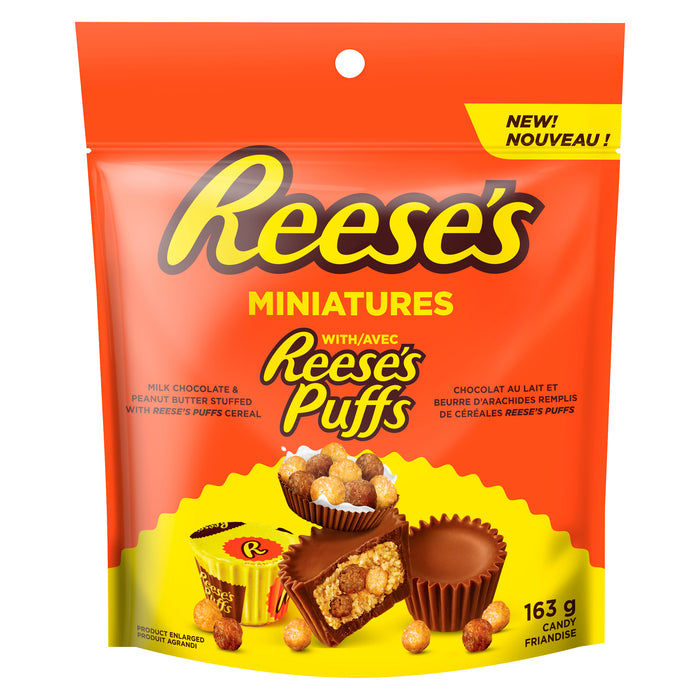 Reese's Miniatures Friandise avec Reese's Puffs, 163 g