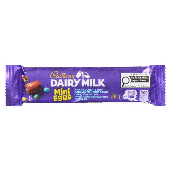 Cadbury Dairy Milk Mini Eggs Chocolate Bar, 38-g