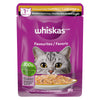 Whiskas Favourites Food for Adult Cats Chicken & Turkey Flavour Morsels in Gelled Gravy, 85 g