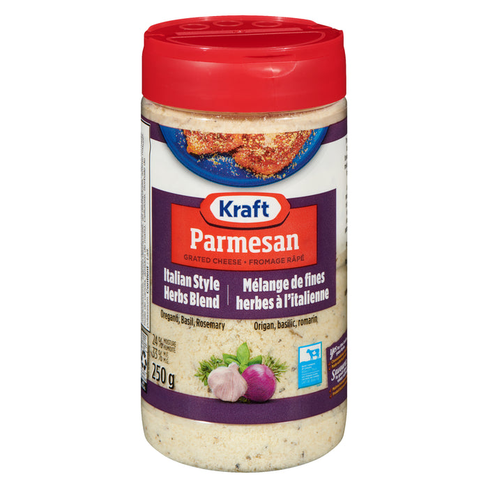 Kraft Fromage Râpé Parmesan 33 % M.G., 250 g