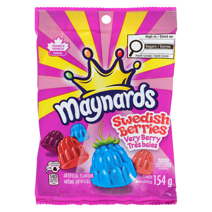 Maynards Candy Swedish Berries, 154 g