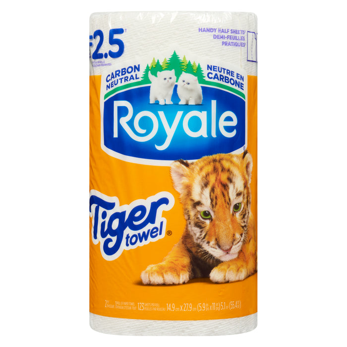 Royale Tiger Towel, 2 Ply Paper Towel