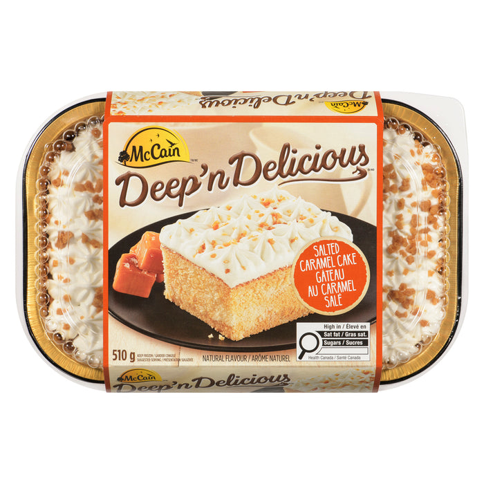 McCain Deep'n Delicious Salted Caramel Cake, 510 g