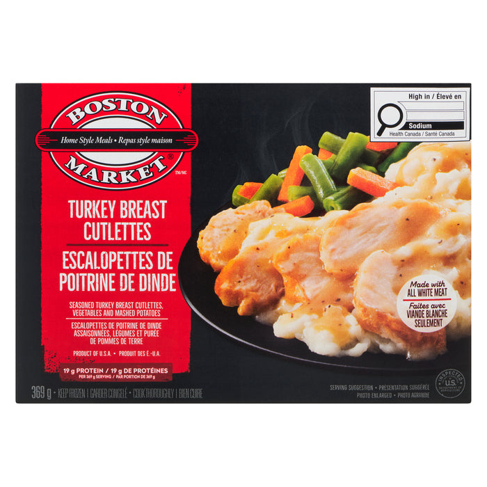 Boston Market Turkey Breast Cutlettes, 369 g