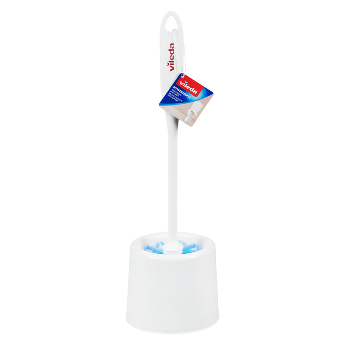 Vileda Powerfibres Toilet Brush and Caddy