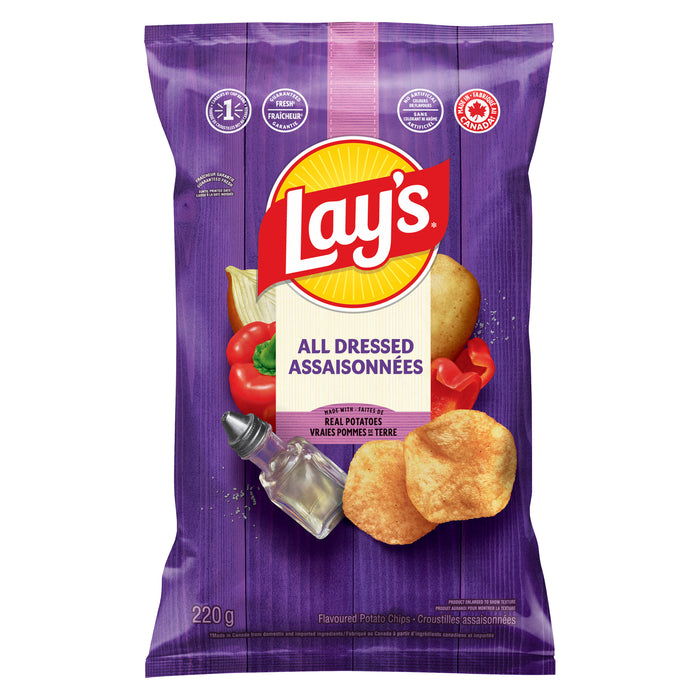 Lay's All Dressed Chips, 220 g